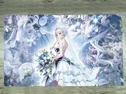 WVICM Playmat Teardrop the Rikka Queen TCG CCG Pad Trading Card Game Mat & Bag - Image 1