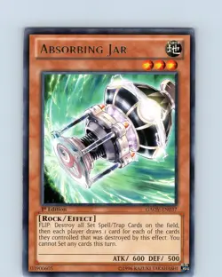 Yu-Gi-Oh TCG Absorbing Jar GAOV-EN037 1st Edition Regular Rare Card NM - Image 1