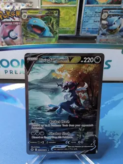 Hisuian Samurott V - GG51/GG70 - Pokemon Crown Zenith Galarian Gallery Card NM - Image 1