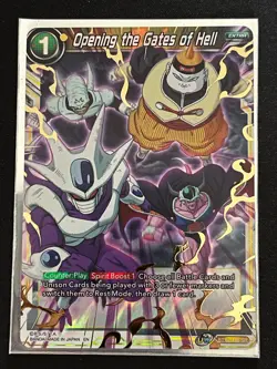 Dragon Ball Super Card Game Opening the Gates of Hell SPR Foil Card BT14-116 - Image 1