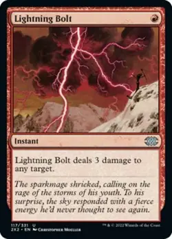 1x Lightning Bolt - NM Eng MTG - Double Masters 2022 - Image 1