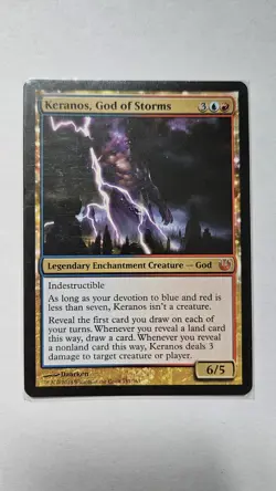 MTG - Keranos, God of Storms - Journey into Nyx - NM, English Magic - Image 1
