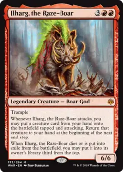 1 x Ilharg, the Raze-Boar - War of the Spark - NM-Mint - MTG - Image 1