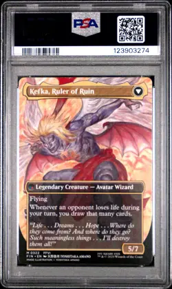 3274 Kefka Court Mage of Ruin 2025 MTG Final Fantasy #0322 PSA 10 - Image 2