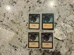 Mtg Dark Ritual x4 - Magic the Gathering Dark Ritual Playset Played-Hp - Image 1