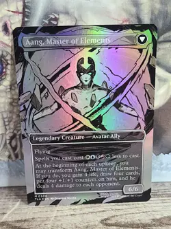 Avatar Aang (Borderless) Foil Avatar: The Last Airbender Magic The Gathering - Image 2