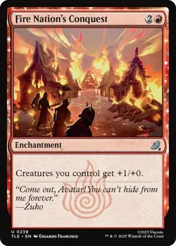 x4 Fire Nation's Conquest - Foil U MTG Avatar: The Last Airbender: Eternal M/NM, - Image 1