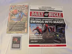 PAX 2025 Magic MTG Amazing Spider-Man Variant Promo Comic & Sinister Six Card - Image 1