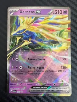 Pokemon TCG Azure Legends Xerneas EX 179 Black Star Holo Promo NM - Image 1