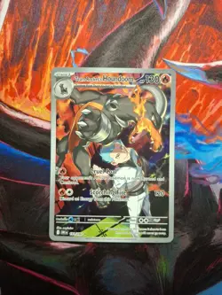 Pokemon TCG Team Rockets Houndoom Illustration Rare Card 191/182 Destined Rivals - Image 1