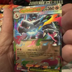 Mega Charizard Ex 013/094 Phantasmal Flames Pokemon Card - Image 5