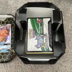 Pokemon Hidden Fates Charizard Tin of Cards - Opened (see description) - Image 3