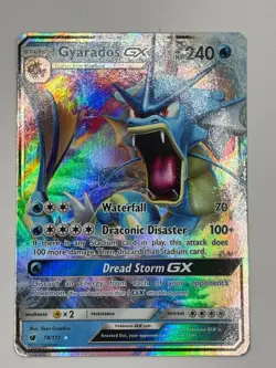 Pokemon TCG Gyarados GX 18/111 Crimson Invasion 2017 Ultra Rare Card 18/111 NM - Image 1