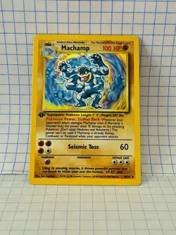 Machamp 1st Edition 8/102 Holo - Base Set - Unlimited - Pokemon Card - Image 1