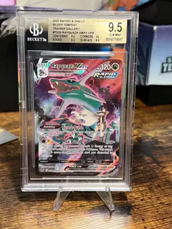 Pokemon 2022 Rayquaza VMAX TG20/TG30 Full Art Silver Tempest BGS 9.5, GEM 10 - Image 1