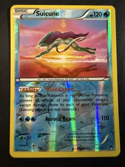 Suicune 30/122 Pokemon BREAKpoint Reverse Holo LP - Image 1