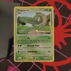 Tropius Prerelease Stamped 52/111 2009 Pokemon TCG DP Rising Rivals Promo Card - Image 1