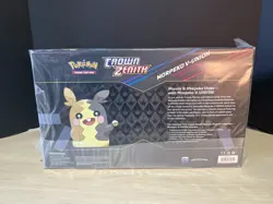 POKEMON CROWN ZENITH MORPEKO V-UNION PREMIUM PLAYMAT COLLECTION BOX SEALED - Image 2