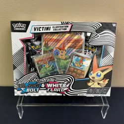 Pokemon TCG Victini Illustration Collection Box SV Black Bolt/White Flare - New - Image 1