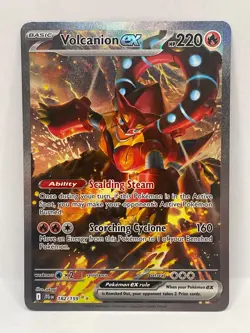 Volcanion ex Special Illustration Rare Pokemon TCG Journey Together 182/159 - Image 1