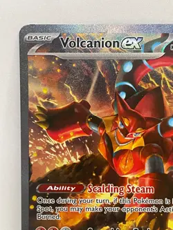 Volcanion ex Special Illustration Rare Pokemon TCG Journey Together 182/159 - Image 2