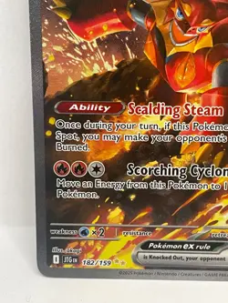 Volcanion ex Special Illustration Rare Pokemon TCG Journey Together 182/159 - Image 5