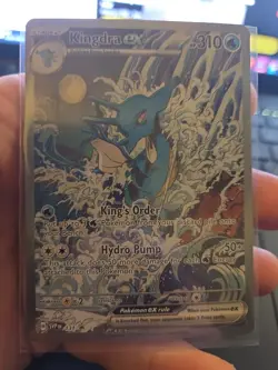 Kingdra EX 131 Pokemon TCG Scarlet & Violet Black Star Promo Holo - Image 1