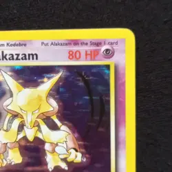 #1 Alakazam 1/102 Base Set Holo Pokemon Card TCG - Image 3