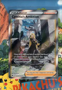 Pokemon TCG Crown Zenith: Galarian Gallery Cynthia's Ambition GG60/GG70 NM/M - Image 1