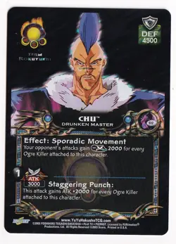 Yu Yu Hakusho TCG Chu Drunken Master S12 Unl. Edition Dark Tournament Card - Image 1