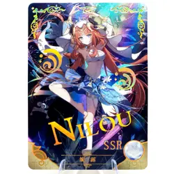 Nilou SSR - Genshin Impact - Goddess Story Anime Waifu Trading Card - Image 1