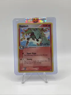 Pokemon Card - Rapidash Delta Species 52/113 Reverse Holo Stamped Delta - Image 1