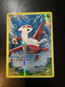 Pokemon TCG Latias XY78 Black Star Promo Full Art Rare Holo - Image 1