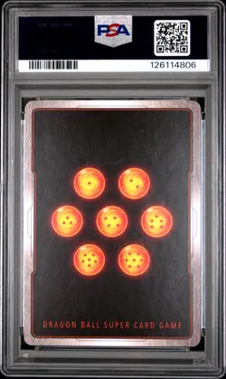 2025 DRAGON BALL SUPER CARD GAME FUSION WORLD MANGA BOOSTER 01 VEGETA PSA 10 - Image 2