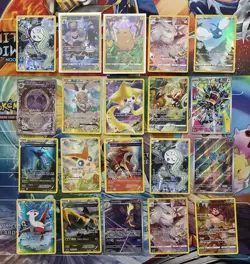 Pokemon Card Lot Full Art Alt Art Fire Jirachi Entei Dragonite Zapdos 20 Cards - Image 1