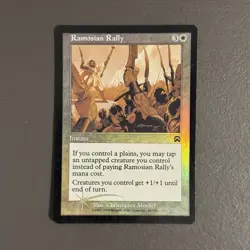 Ramosian Rally Foil Mercadian Masques 1999 Magic: The Gathering Card - Image 1