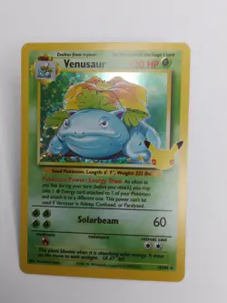 Pokemon TCG Venusaur Holo Rare Card 15/102 Celebrations 25th Anniversary - Image 1