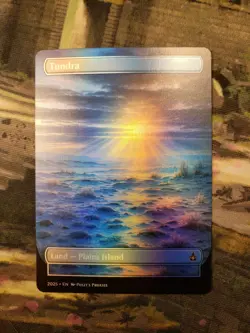 Tundra FOIL Original Dual Land Proxy Playtest Card Custom Fantasy Art Design - Image 4