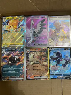Pokemon TCG Bulk Mix Lot 1300+ C, UC, R, EX, V, Promo,Full Art, & Stamped Cards - Image 1