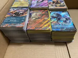 Pokemon TCG Bulk Mix Lot 1300+ C, UC, R, EX, V, Promo,Full Art, & Stamped Cards - Image 2