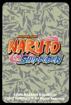 2007 Naruto Shippuden Shonen Jump Kankuro Poker Card #8 - Image 2