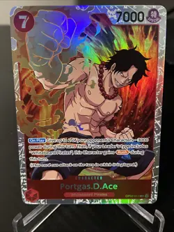 Portgas D Ace OP02-013 SR Two Legends One Piece Card English - Image 1