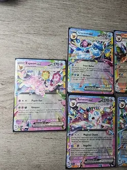 Eeveelutions Ex Lot of 8 and One Stamped Card Pokemon TCG NM - Image 3