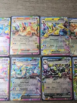 Eeveelutions Ex Lot of 8 and One Stamped Card Pokemon TCG NM - Image 5