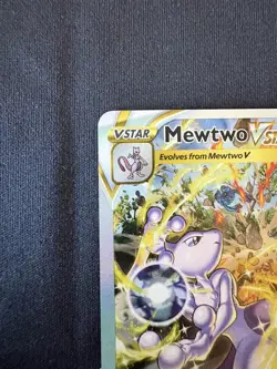 Pokemon TCG Crown Zenith Mewtwo VSTAR Holo Rare Card GG44/GG70 Galarian Gallery - Image 2