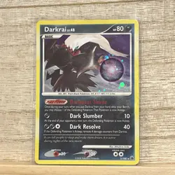 Pokemon Darkrai Holo Rare 3/100 Majestic Dawn Card MP/LP - Image 1
