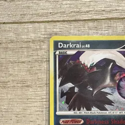 Pokemon Darkrai Holo Rare 3/100 Majestic Dawn Card MP/LP - Image 4