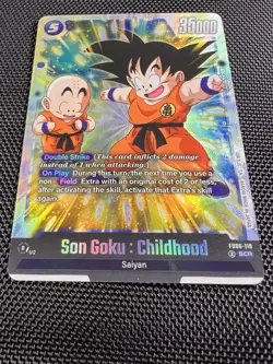 Son Goku : Childhood FB06-119 [Rivals Clash] Secret Rare Dragon Ball Card - NM - Image 5