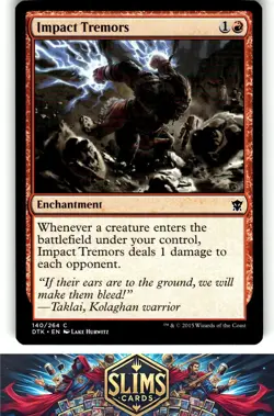 Magic the Gathering MTG Dragons of Tarkir Impact Tremors #140 Buy 2 Get 1 - Image 1