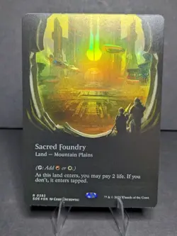 Sacred Foundry (Borderless) Edge of Eternities Foil - Image 1